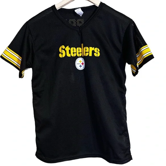 SOLD Franklin Vintage Franco Harris Steelers Jersey Women’s Sz Large (Fits Sm-M) - Picture 4 of 6